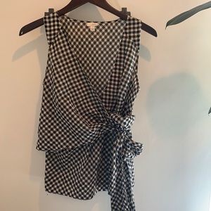 Anthropologie faux wrap top